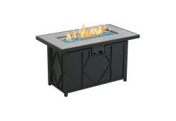60,000 BTU Rectangular Propane Fire Pit