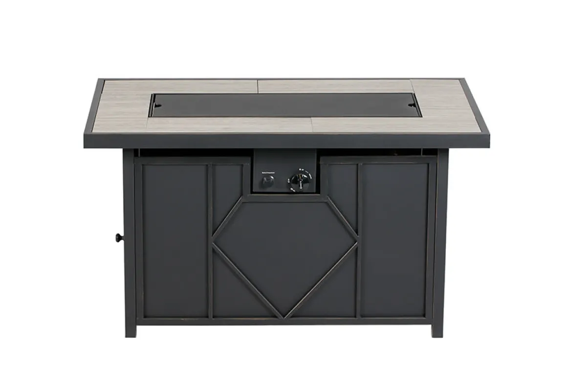 60,000 BTU Rectangular Propane Fire Pit
