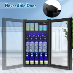 120 Can Beverage Refrigerator with Glass Door