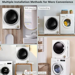 1.5 Cu. Ft. Compact Electric Clothes Dryer