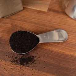 500 mL Stainless Steel Espresso Maker and Spoon Set