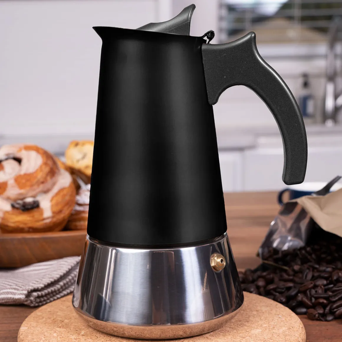 300 mL Stainless Steel Espresso Maker