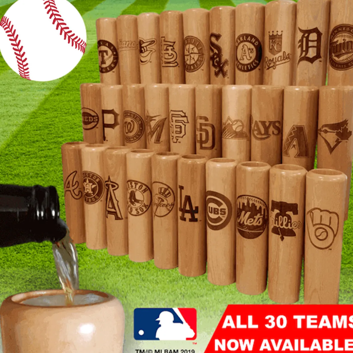 12 oz Baseball Bat Mug