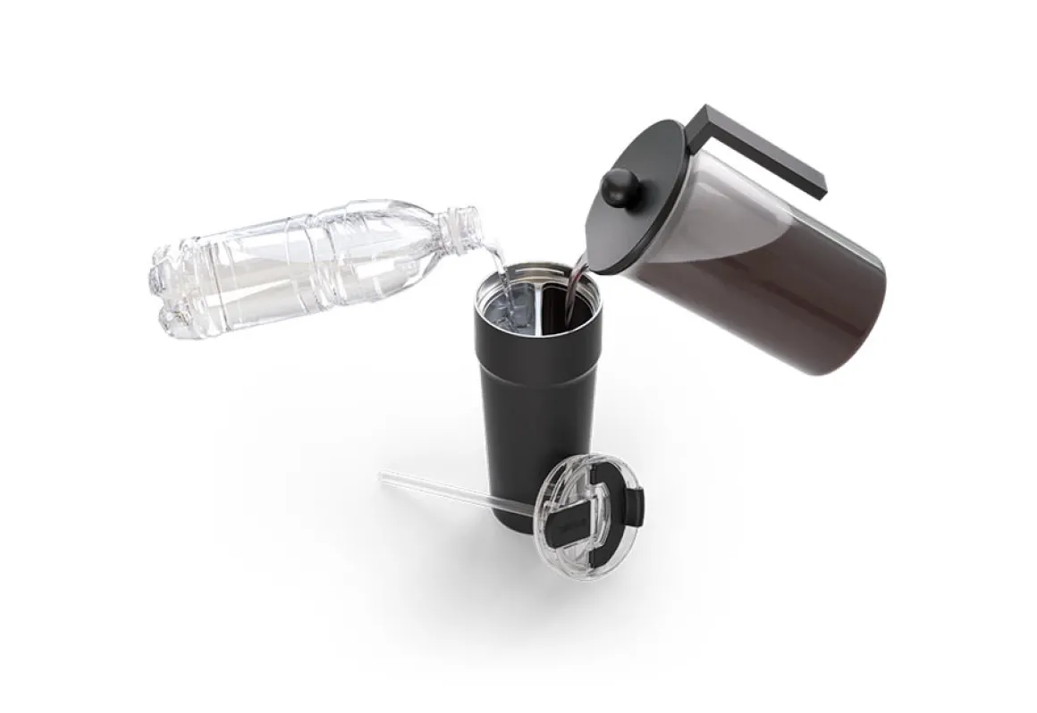 30 oz Dual Chamber Hot/Cold Insulated Tumbler