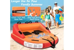 2 Person Water Sport Inflatable Towable Tubes for Boating
