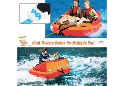 2 Person Water Sport Inflatable Towable Tubes for Boating