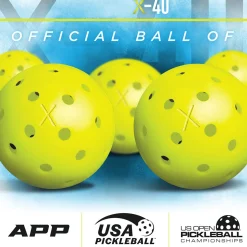 4 Player Aluminum Paddle Pickleball Set