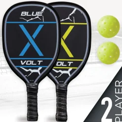 2 Player Wooden Pickleball Paddle Set