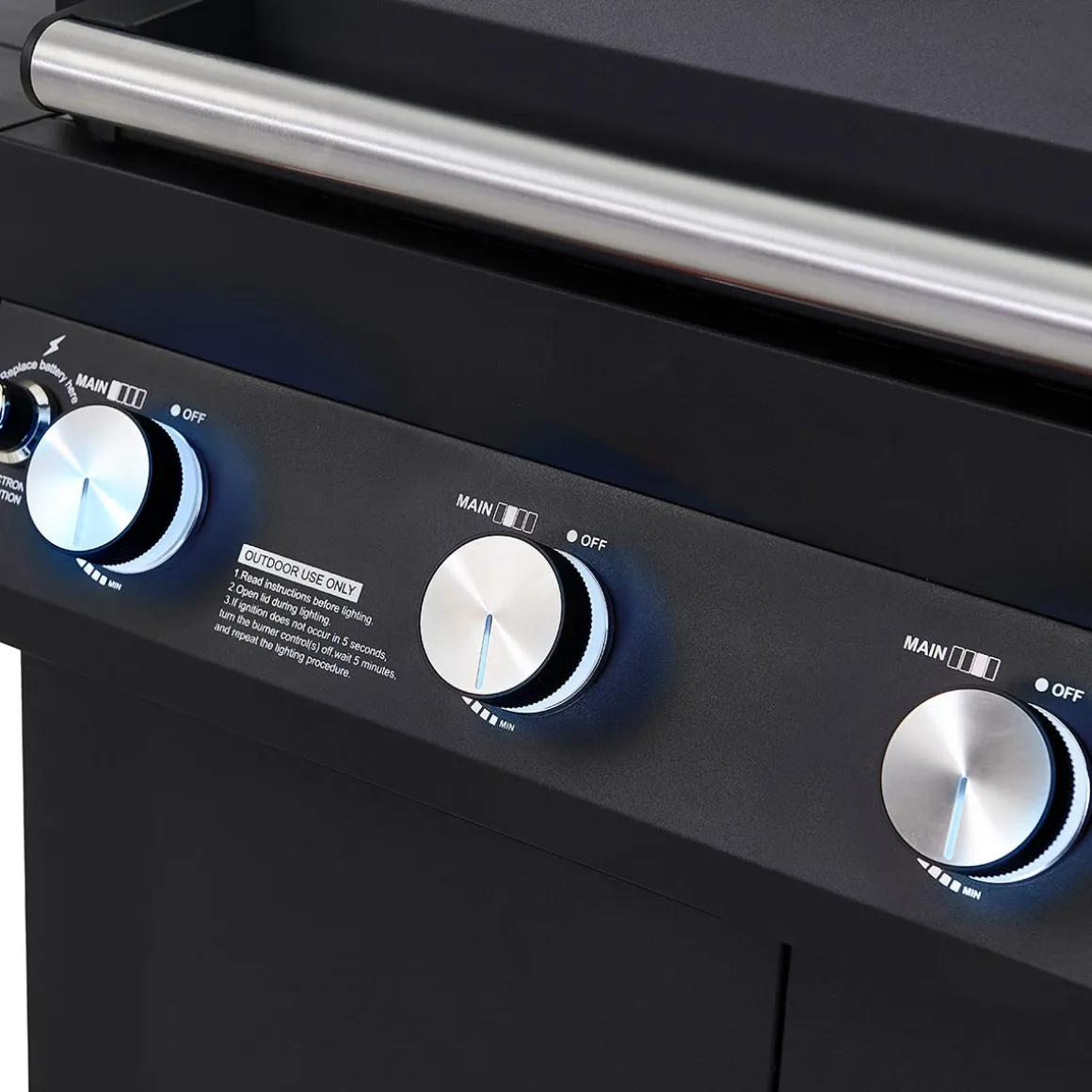 510 sq. in. Smart Grill with Clearview Lid