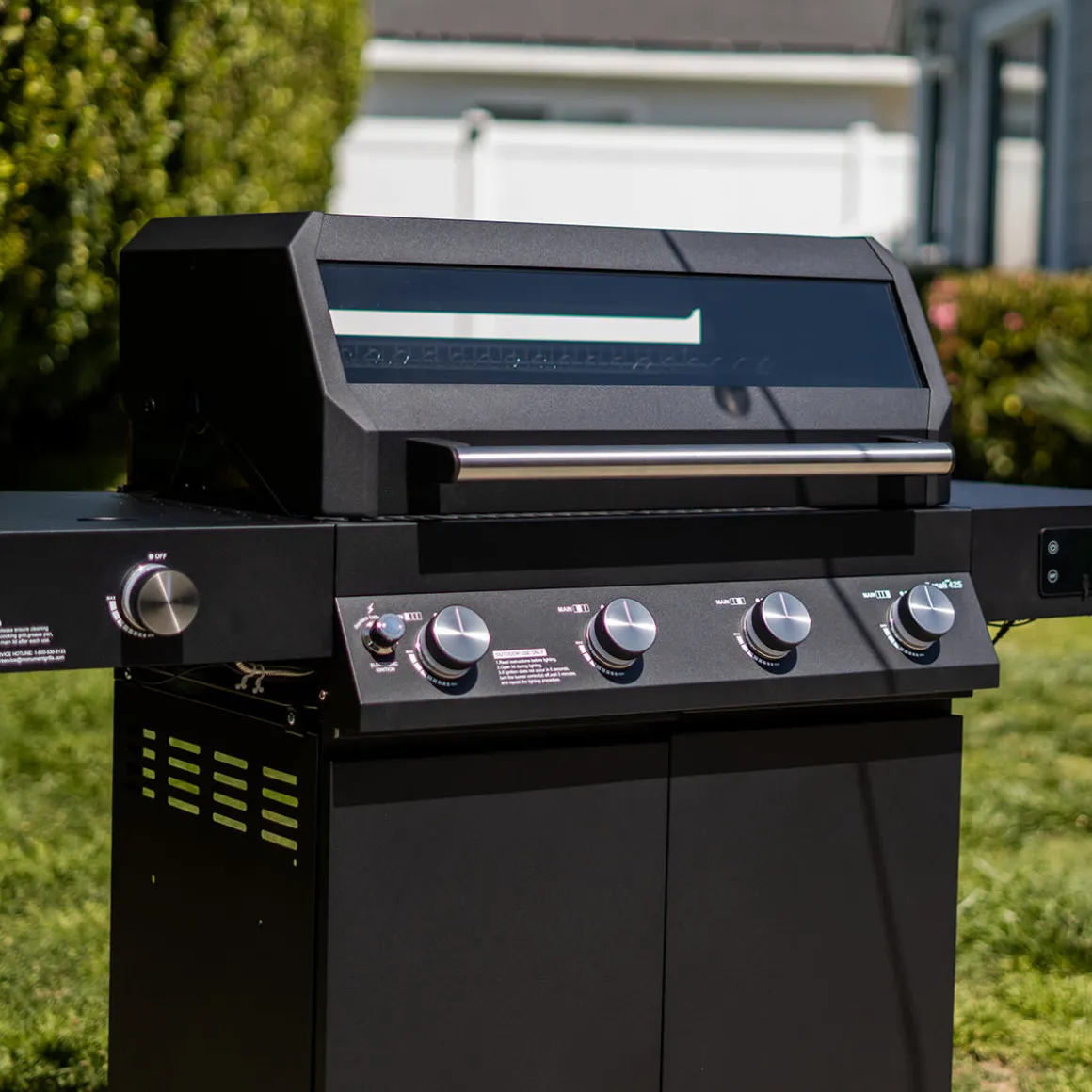 510 sq. in. Smart Grill with Clearview Lid