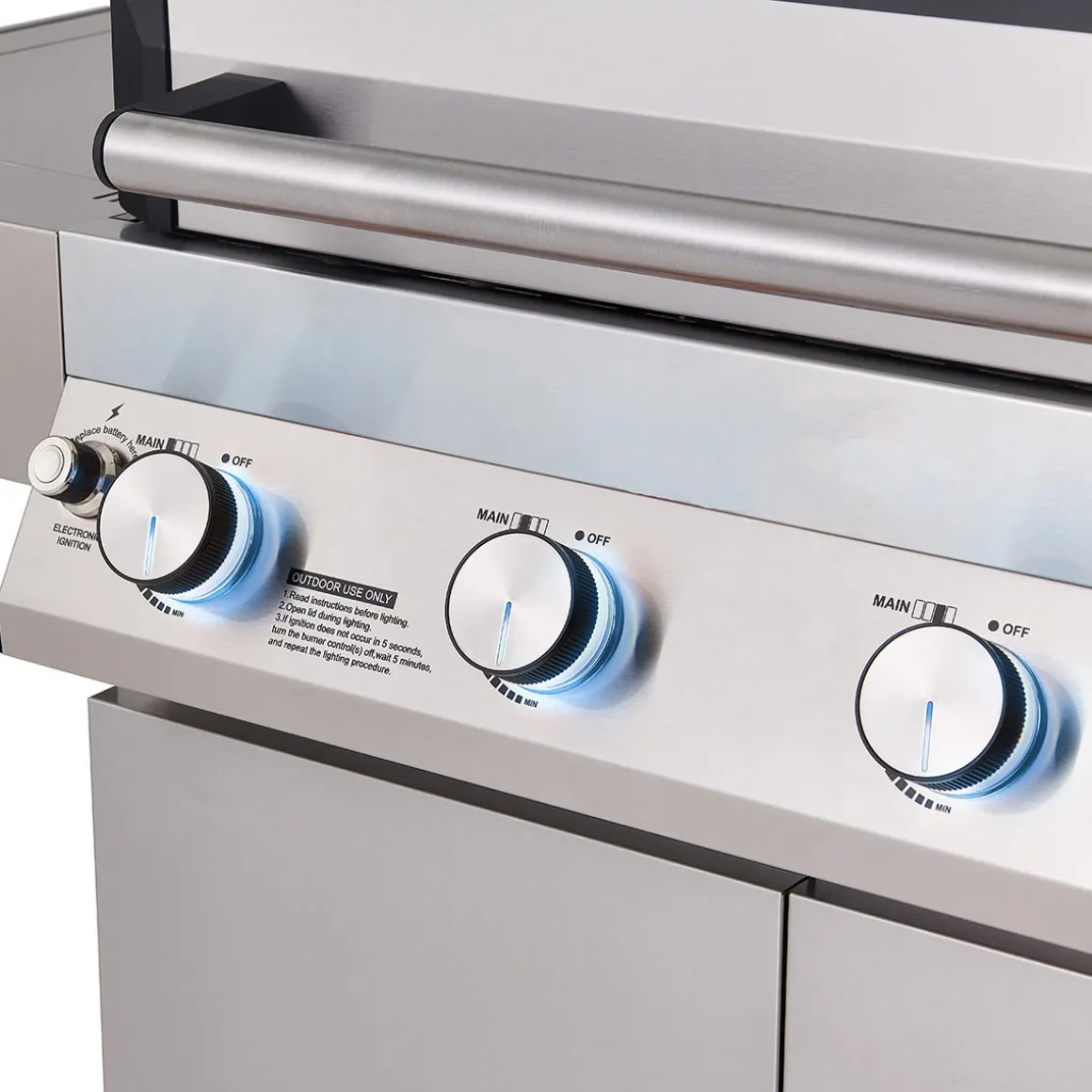 450 sq. in. Smart Grill with Clearview Lid