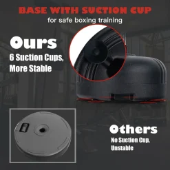 Adjustable Freestanding Punching Bag with Boxing Gloves