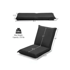 Adjustable 6-Position Folding Floor Chair