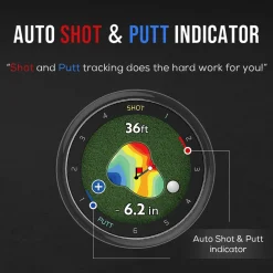 Advanced GPS Golf Watch with Swing and Putt Tracking
