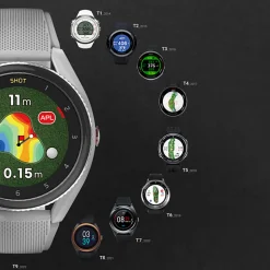 Advanced GPS Golf Watch with Swing and Putt Tracking