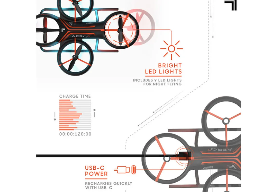 Aero Stunt Drone by Sharper Image