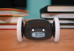 Alarm Clock on Wheels