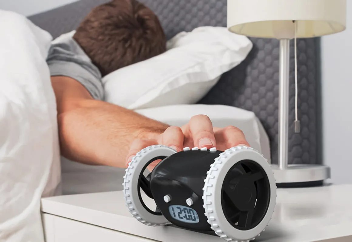 Alarm Clock on Wheels