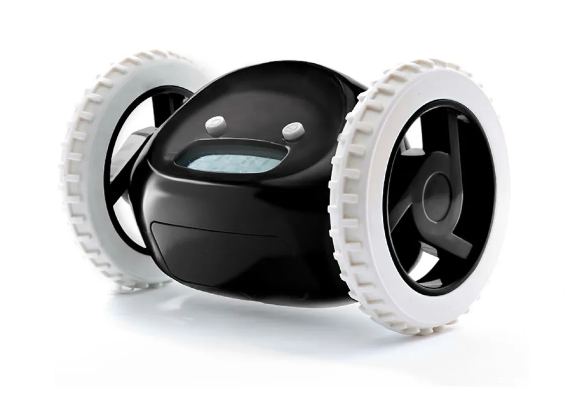 Alarm Clock on Wheels
