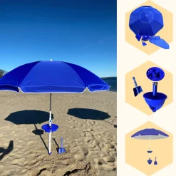 All-in-One Anchor Table Beach Umbrella