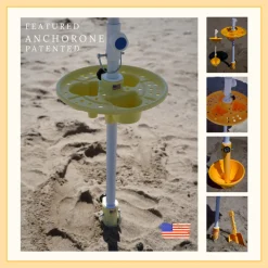 All-in-One Anchor Table Beach Umbrella