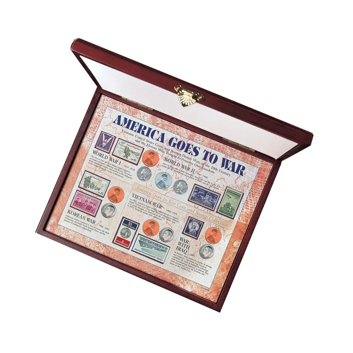 America Goes to War U.S. Mint Coin and Stamp Collection