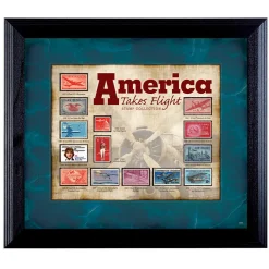America Takes Flight Stamp Collection Frame
