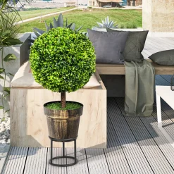 Artificial Ball Trees with Natural Look (Set of 2)