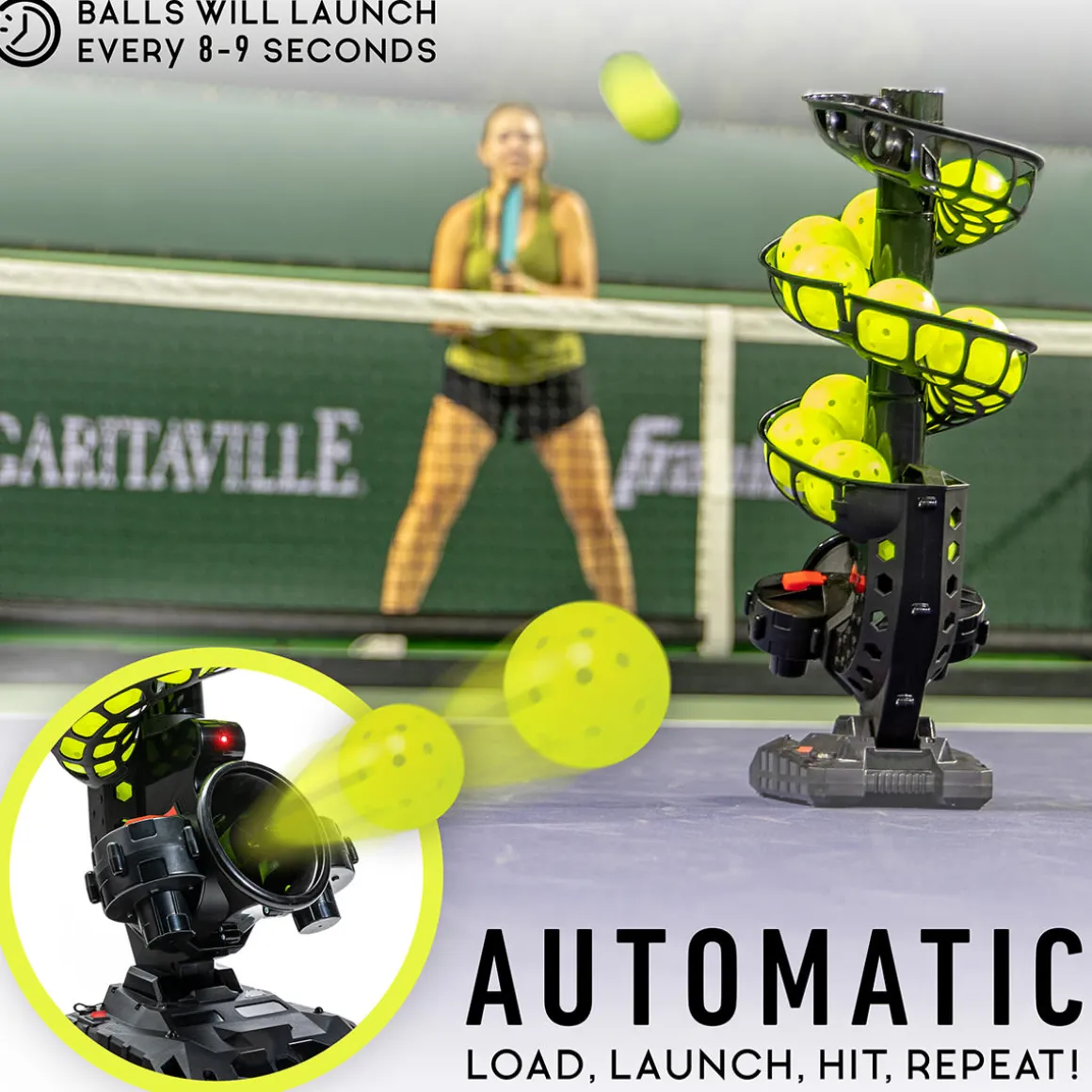 Automatic Pickleball Launcher