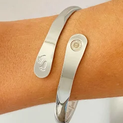 Baby Footprint Engraved Bracelet