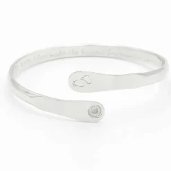 Baby Footprint Engraved Bracelet