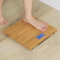 Bamboo Bathroom Scale