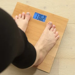 Bamboo Bathroom Scale
