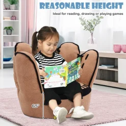 Baseball Glove Shaped Kids Upholstered Sofa