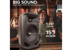 Beat-Synced LED Loudspeaker With Stand