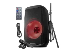 Beat-Synced LED Loudspeaker With Stand