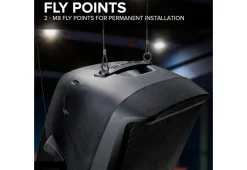 Beat-Synced LED Loudspeaker With Stand