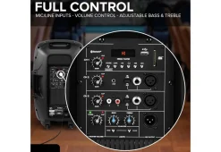 Beat-Synced LED Loudspeaker With Stand