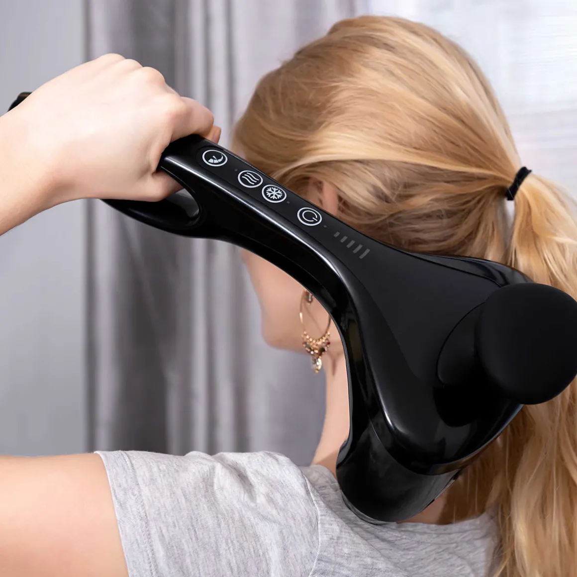 Bionic-Point Heat and Cold Percussion Massager