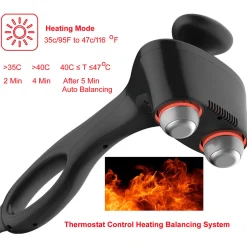 Bionic-Point Heat and Cold Percussion Massager