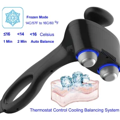 Bionic-Point Heat and Cold Percussion Massager