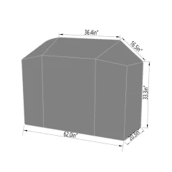 Black Grill Cover for 450/510 sq. in. Smart Grills