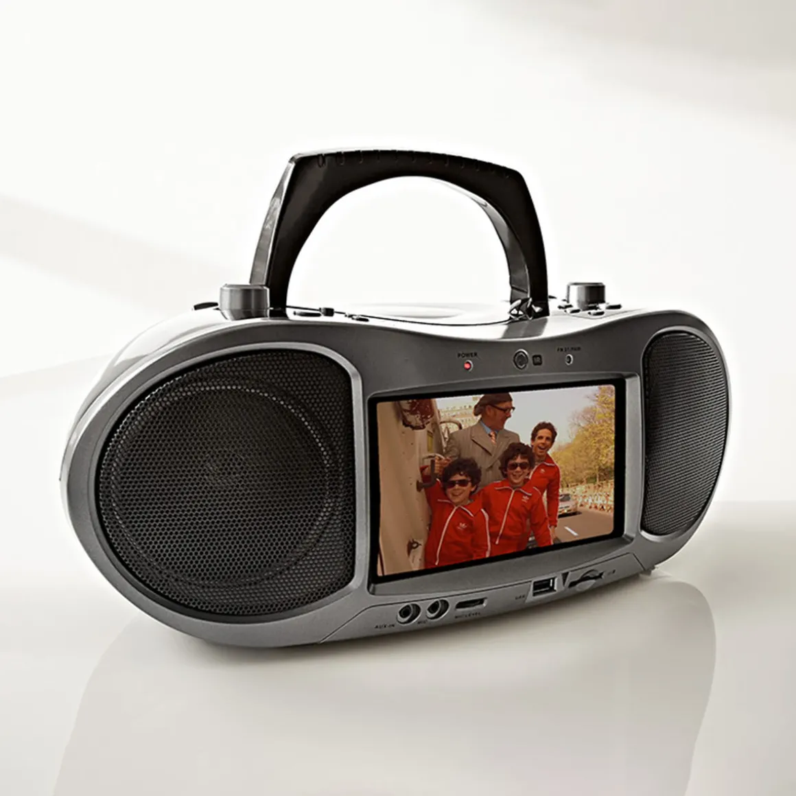 Bluetooth CD/DVD Boombox Radio