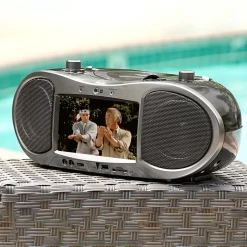 Bluetooth CD/DVD Boombox Radio