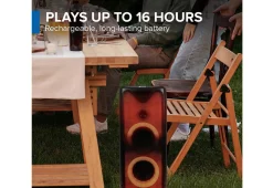 Bluetooth Party Speaker with LED Lights