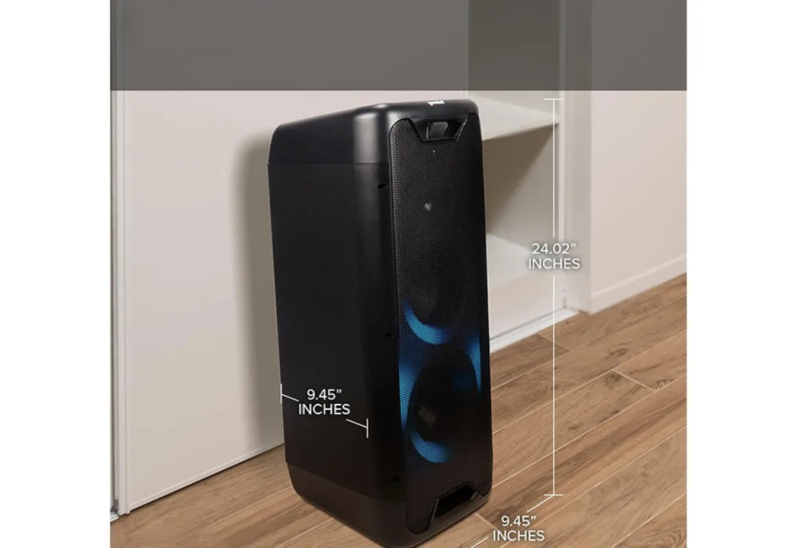 Bluetooth Party Speaker with LED Lights