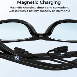 Bluetooth Smart Glasses with Detachable Lenses