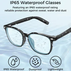 Bluetooth Smart Glasses with Detachable Lenses