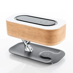 Bonsai Bluetooth Speaker Lamp with Wireless Charging Pad by Sharper Image