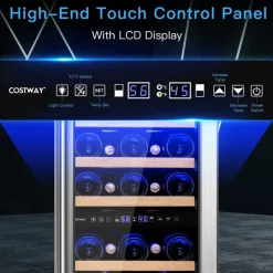 30-Bottle Dual Zone Freestanding Wine Cooler
